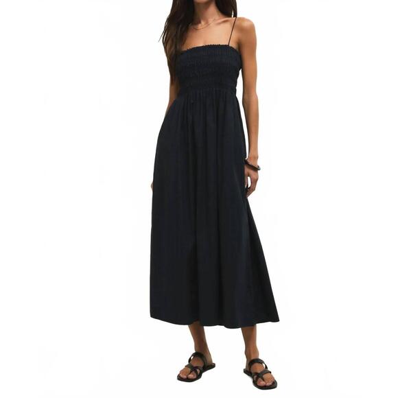 Z SUPPLY Dresses & Skirts - NEW Z SUPPLY cornelia poplin midi dress in black